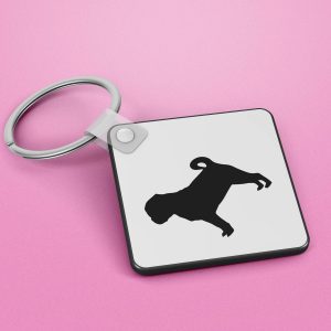 Pug Dog Key Chain
