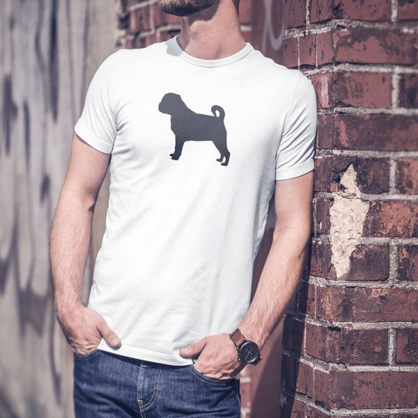 Pug Dog T Shirt Chest Print