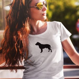 Staffordshire Bull Terrier T Shirt Chest Print