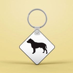 Staffordshire Bull Terrie Key Chain