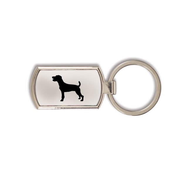 Jack Russell Terrier Metal Key Ring