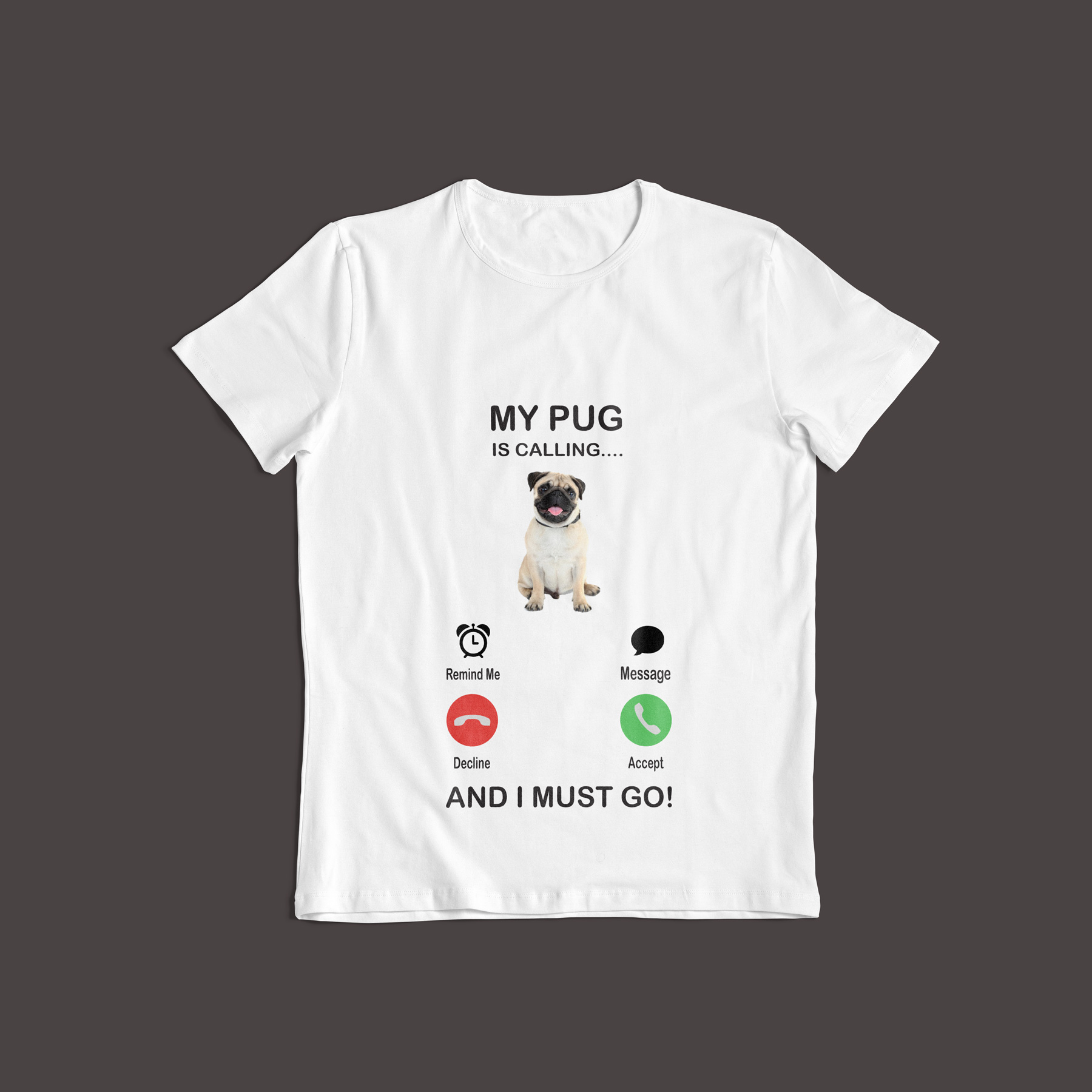 Pug Dog T-Shirt