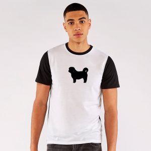 Shih Tzu Vanilla White Panel T-Shirt