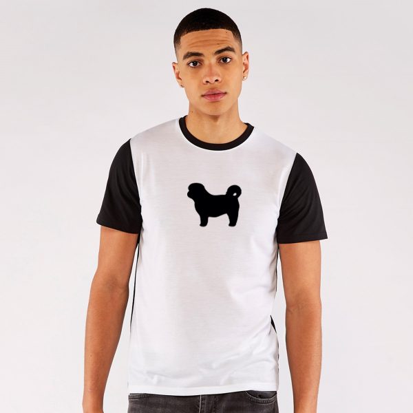Shih Tzu Vanilla White Panel T-Shirt