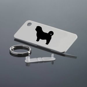 Shih Tzu Rectangular Key Ring