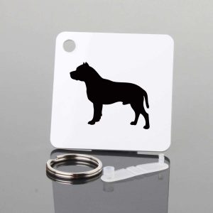 Staffordshire Bull Terrie Key Chain