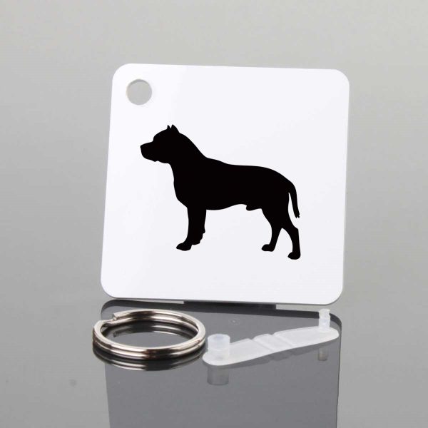 Staffordshire Bull Terrie Key Chain