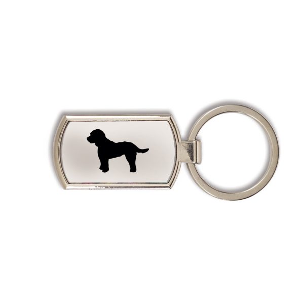 Cockapoo Metal Key Ring